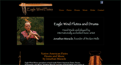 Desktop Screenshot of eaglewindflutes.com