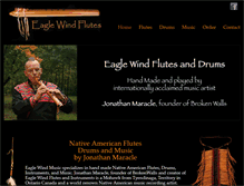 Tablet Screenshot of eaglewindflutes.com